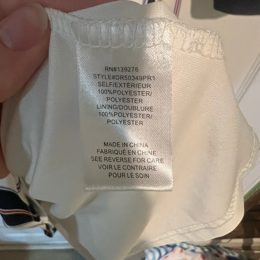 DR2 Black and White Striped Mini Dress - Picture 4 of 4